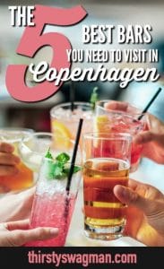 The 5 Best #Copenhagen Bars You Need to Visit | Copenhagen, #Denmark | Craft #cocktails, #beer, wine, spirits | Drinking scene #traveltips